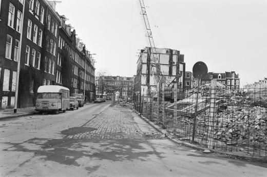 Sloopwerkzaamheden in de Staatsliedenbuurt, 1984