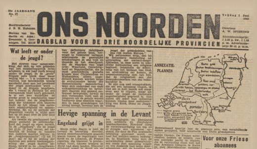 Voorpagina Ons Noorden 01-06-1945