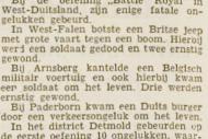 Ongelukken bij Battle Royal Leidsch Dagblad 24 sept 1954