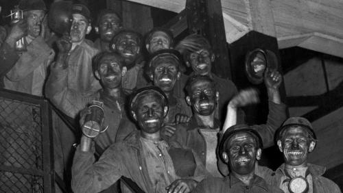 Limburgse mijnwerkers, oktober 1946