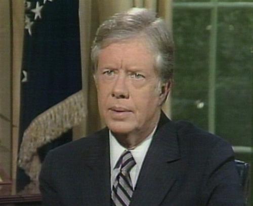 De voormalig president van de VS Jimmy Carter