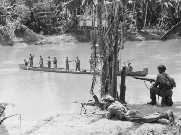 Patrouille KNIL Tandjoeng (Borneo) 1948