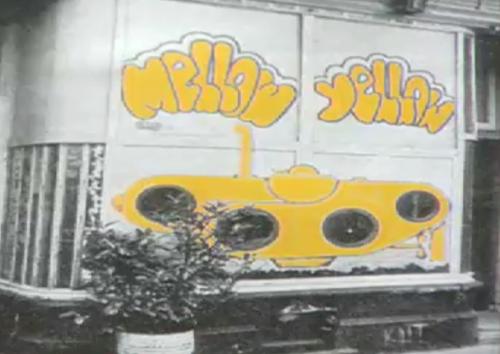 Coffeeshop Mellow Yellow in 1972