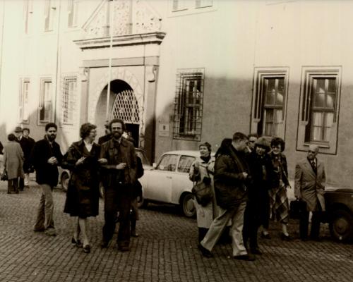 De Vereniging op bezoek in Weimar in 1977