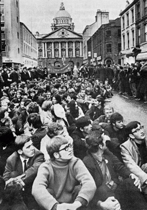 Burgerrechtendemonstratie Belfast 1969