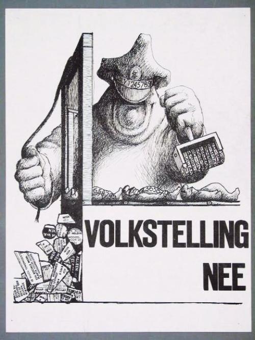 Affiche Volkstelling 1971