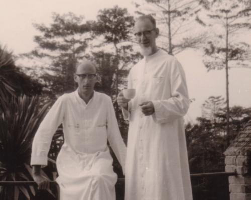 Pater Filip Waldram en Pater Frans Waldram
