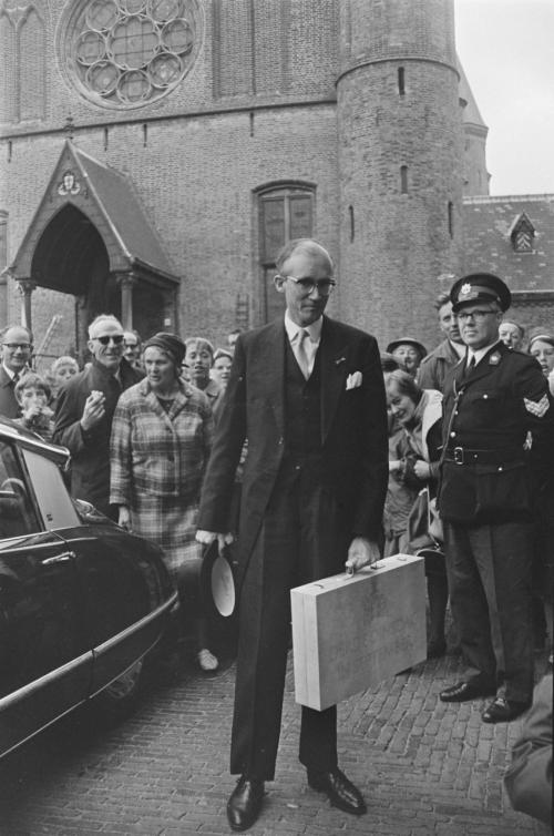 Minister Witteveen op Prinsjesdag 1967